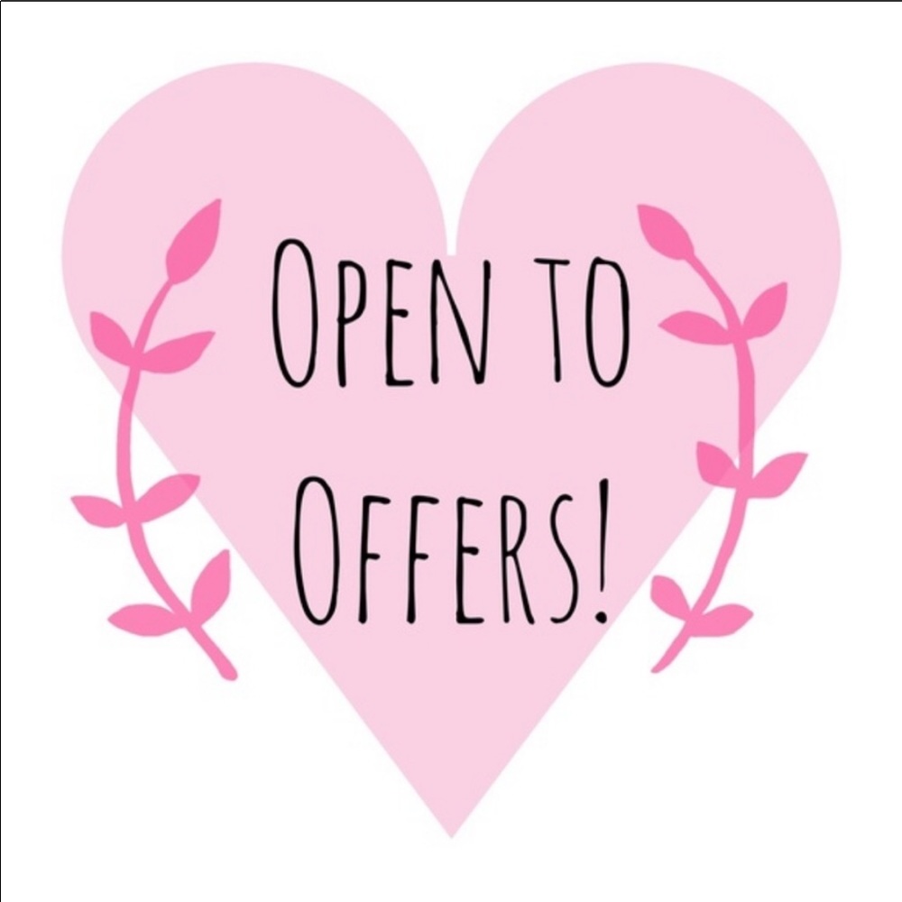 Reasonable offers accepted